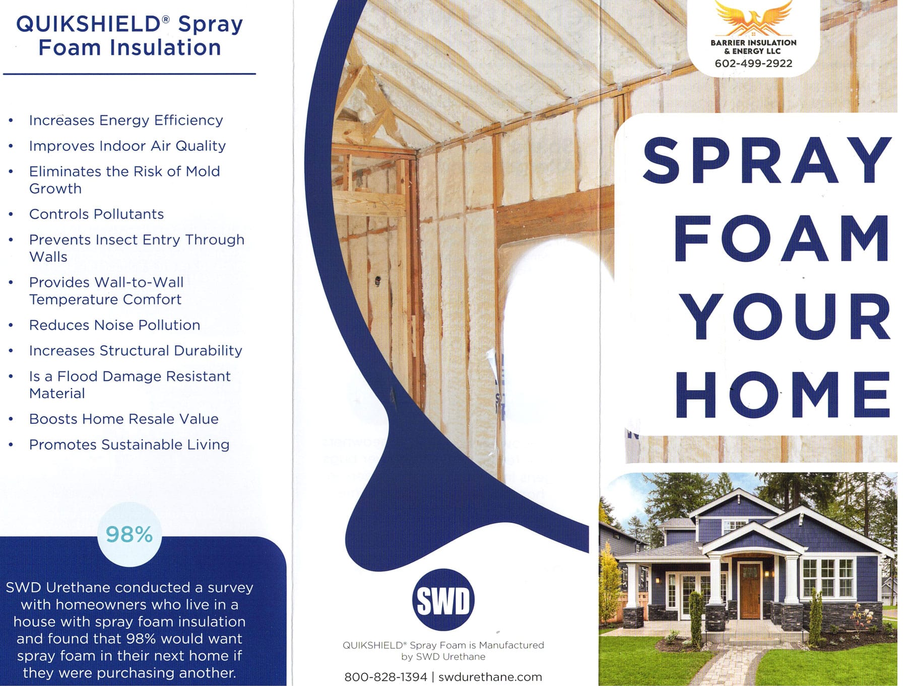 quikshield spray insulation