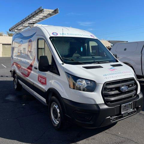 Van With Ladder On Top